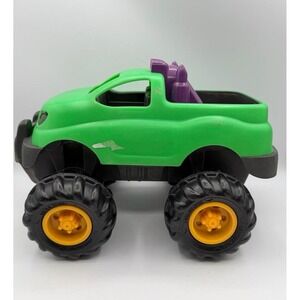 Vintage Little Tikes Green Monster Truck Toy – Large Wheels USA Made